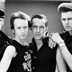 Punk rock group The Clash. 21st April 1982 Punk rock group The Clash. 21st April 1982