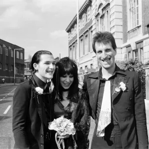 Punk rock wedding at Acton Town Hall of The Damned frontman Dave Vanian, 20 Punk rock wedding at Acton Town Hall of The Damned frontman Dave Vanian, 20