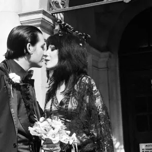 Punk rock wedding at Acton Town Hall of The Damned frontman Dave Vanian, 20 Punk rock wedding at Acton Town Hall of The Damned frontman Dave Vanian, 20