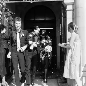 Punk rock wedding at Acton Town Hall of The Damned frontman Dave Vanian, 20 Punk rock wedding at Acton Town Hall of The Damned frontman Dave Vanian, 20