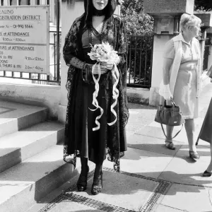 Punk rock wedding at Acton Town Hall of The Damned frontman Dave Vanian, 20 Punk rock wedding at Acton Town Hall of The Damned frontman Dave Vanian, 20