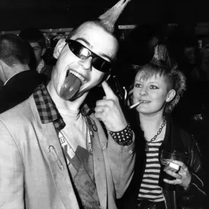 Punks at the 100 Club Print, London 1988