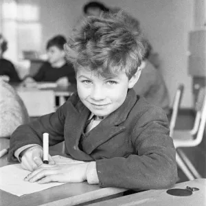 A pupil at South Mead School, Southfield, Wimbledon during an art lesson A pupil at South Mead School, Southfield, Wimbledon during an art lesson