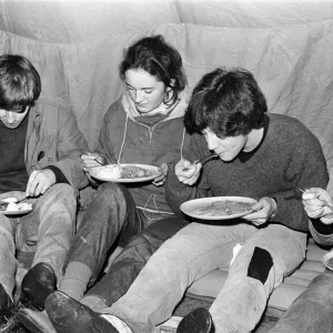 Pupils from the Blue Coat Church of England School, Coventry, on an outdoor expedition Pupils from the Blue Coat Church of England School, Coventry, on an outdoor expedition