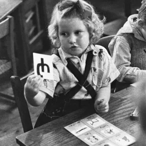 Pupils at Roxeth Primary School, Harrow, being taught English pronunciation using