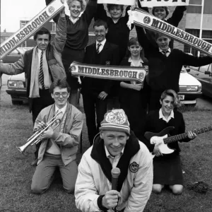 Middlesbrough FC Inspired Pop Song Practice, Redcar 1988 Print