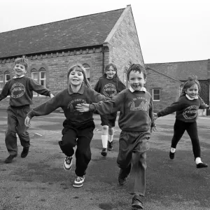 Shelley First School Extension Opening Print 1992