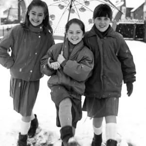 Middlesbrough Snow Scene Print, 4th February 1988 Middlesbrough Snow Scene Print, 4th February 1988