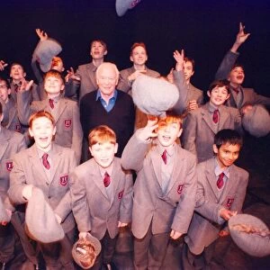 Pupils from across the Tyne and Wear region join actor Tony Britton for the showing of