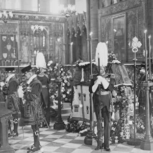Queen Alexandra lying in state at Westminster Abbey November 1925