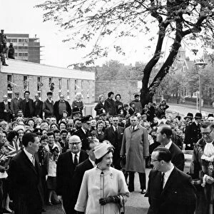 The Queen and Duke arrive at Kenrick House, Birmingham. 24th May 1963