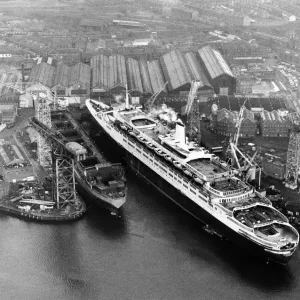 Queen Elizabeth 2, ocean liner, built for the Cunard Line which was operated by Cunard as Queen Elizabeth 2, ocean liner, built for the Cunard Line which was operated by Cunard as