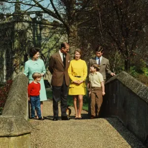 Queen Elizabeth with her family at Windsor castle 1968 who are Prince Philip Andrew Queen Elizabeth with her family at Windsor castle 1968 who are Prince Philip Andrew
