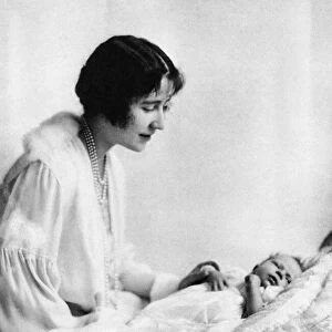 Queen Elizabeth I with her daughter Elizabeth. 1926