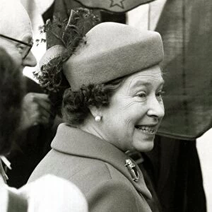 Queen Elizabeth II attending the Commonwealth Day service at Westminster Abbey