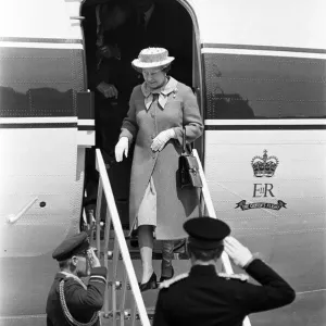 Queen Elizabeth II attends the opening of a new terminal at Birmingham International Queen Elizabeth II attends the opening of a new terminal at Birmingham International