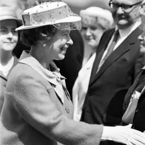 Queen Elizabeth II attends the opening of a new terminal at Birmingham International Queen Elizabeth II attends the opening of a new terminal at Birmingham International
