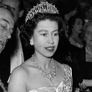 Queen Elizabeth II attends the premiere of the film "Dunkirk"