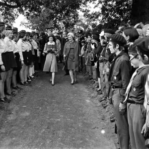 Queen Elizabeth II attends the Royal Show at Stoneleigh Park, Warwickshire. 5th July 1972