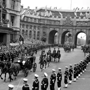 Queen Elizabeth II Coronation Print 1953
