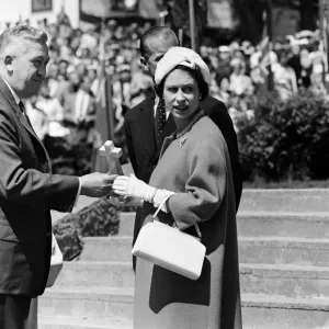 Queen Elizabeth II and The Duke of Edinburgh during her visit to Canada Queen Elizabeth II and The Duke of Edinburgh during her visit to Canada