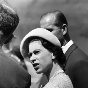 Queen Elizabeth II and The Duke of Edinburgh during their visit to Canada Queen Elizabeth II and The Duke of Edinburgh during their visit to Canada