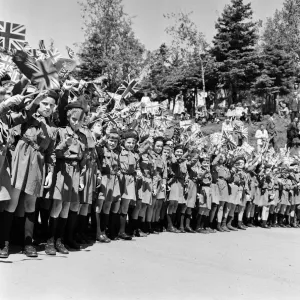 Queen Elizabeth II and The Duke of Edinburgh during her visit to Canada Queen Elizabeth II and The Duke of Edinburgh during her visit to Canada
