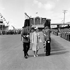 Queen Elizabeth II and The Duke of Edinburgh during her visit to Canada