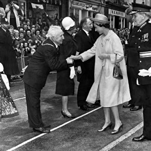 Queen Elizabeth II and the Duke of Edinburgh visit Wales