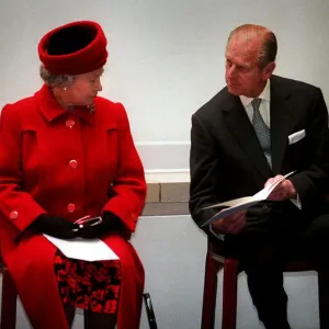 Queen Elizabeth II in Edinburgh, November 1998 With the Duke of Edinburgh Queen Elizabeth II in Edinburgh, November 1998 With the Duke of Edinburgh