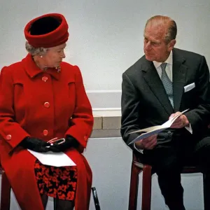 Queen Elizabeth II in Edinburgh, November 1998 With the Duke of Edinburgh Queen Elizabeth II in Edinburgh, November 1998 With the Duke of Edinburgh