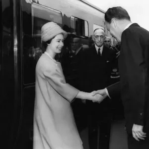 Queen Elizabeth II Print, Shaw Street Station Queen Elizabeth II Print, Shaw Street Station