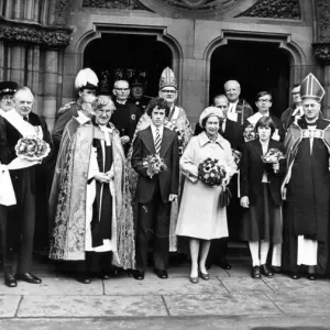 Queen Elizabeth II at Maundy Money Ceremony Print