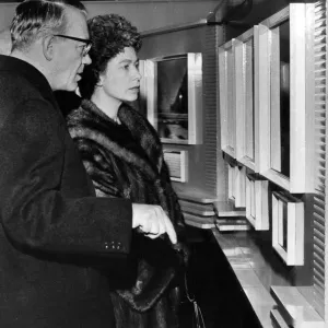 Queen Elizabeth II, opening the Langton River Entrance at Langton Dock System Queen Elizabeth II, opening the Langton River Entrance at Langton Dock System