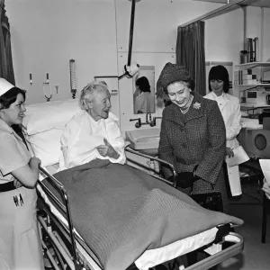 Queen Elizabeth II opens the Royal Surrey County Hospital Queen Elizabeth II opens the Royal Surrey County Hospital