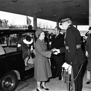 Queen Elizabeth II opens the Royal Surrey County Hospital Queen Elizabeth II opens the Royal Surrey County Hospital