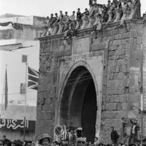 Queen Elizabeth II and President Habib Bourguiba during the Royal state visit to Tunis Queen Elizabeth II and President Habib Bourguiba during the Royal state visit to Tunis