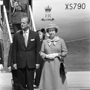 Queen Elizabeth II and Prince Philip, Duke of Edinburgh attend the opening of a new Queen Elizabeth II and Prince Philip, Duke of Edinburgh attend the opening of a new