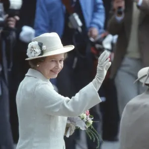 Queen Elizabeth II and Prince Philip, The Duke of Edinburgh visit Nottingham, England Queen Elizabeth II and Prince Philip, The Duke of Edinburgh visit Nottingham, England