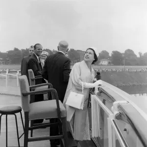 Queen Elizabeth II and Prince Philip with President and Mrs Eisenhower