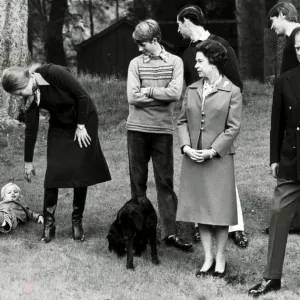 Queen Elizabeth II and Prince Philip with Prince Charles, Prince Andrew, Prince Edward Queen Elizabeth II and Prince Philip with Prince Charles, Prince Andrew, Prince Edward