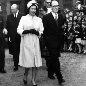 Queen Elizabeth II and Prince Philip Visit Birmingham Print 24th May 1963 Queen Elizabeth II and Prince Philip Visit Birmingham Print 24th May 1963