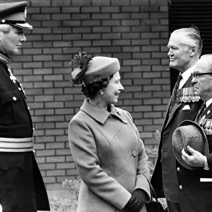 Queen Elizabeth II and Prince Philip visit Imphal Barracks in York - Captain Richard