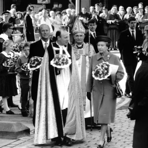 Queen Elizabeth II and Prince Philip visit Newcastle to distribute the Royal Maundy Money Queen Elizabeth II and Prince Philip visit Newcastle to distribute the Royal Maundy Money
