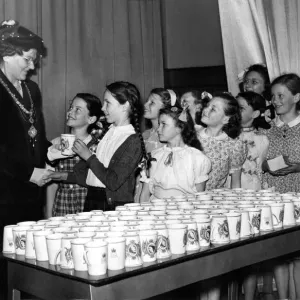 Queen Elizabeth II, Princess Elizabeth - Coronation - Mayoress of Sunderland Mrs L C Queen Elizabeth II, Princess Elizabeth - Coronation - Mayoress of Sunderland Mrs L C