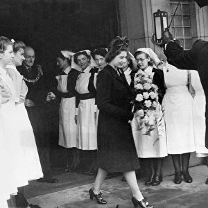 Queen Elizabeth II, Princess Elizabeth visits the Sunderland Eye Infirmary