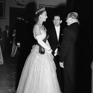 Queen Elizabeth II Royal Visit to Malta Print 1954