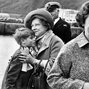 Queen Elizabeth II seen here with the Queen Mother and Prince Edward seen here during
