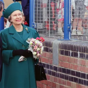 Queen Elizabeth II visiting Middlesbrough to open Pallister Park. 18th May 1993 Queen Elizabeth II visiting Middlesbrough to open Pallister Park. 18th May 1993