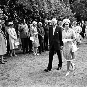 Queen Elizabeth II visits Bancroft Gardens, Stratford-upon-Avon, Warwickshire